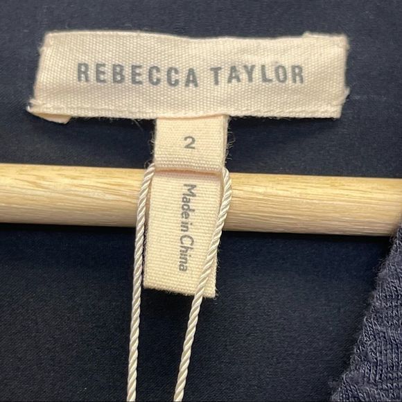 Rebecca Taylor Dress Flare Blue - Picture 9 of 10